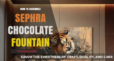 Easy Steps to Assemble Your Sephra Chocolate Fountain