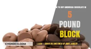 Where to Find Ambrosia Chocolate in 5 Pound Blocks