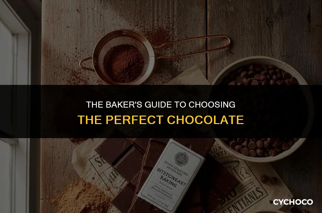 how to buy chocolate for baking