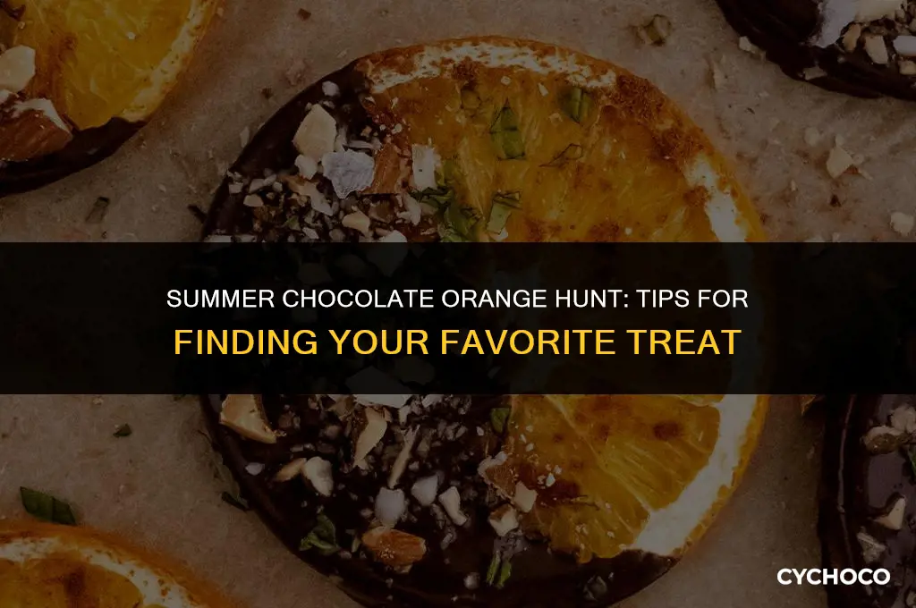 how to buy chocolate oranges in the summer