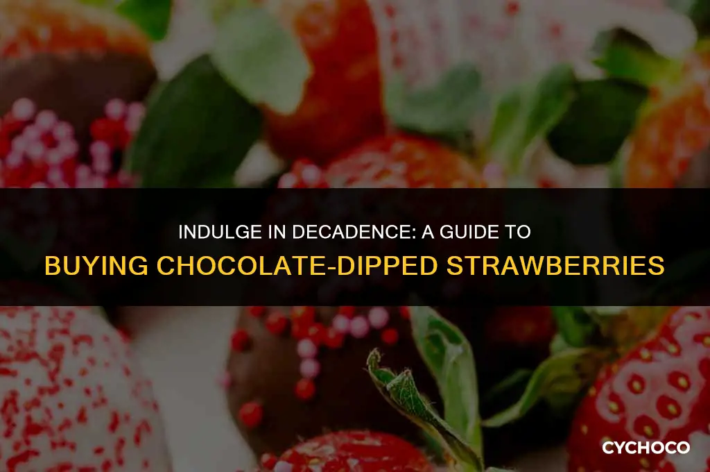 how to buy chocolate strawberries