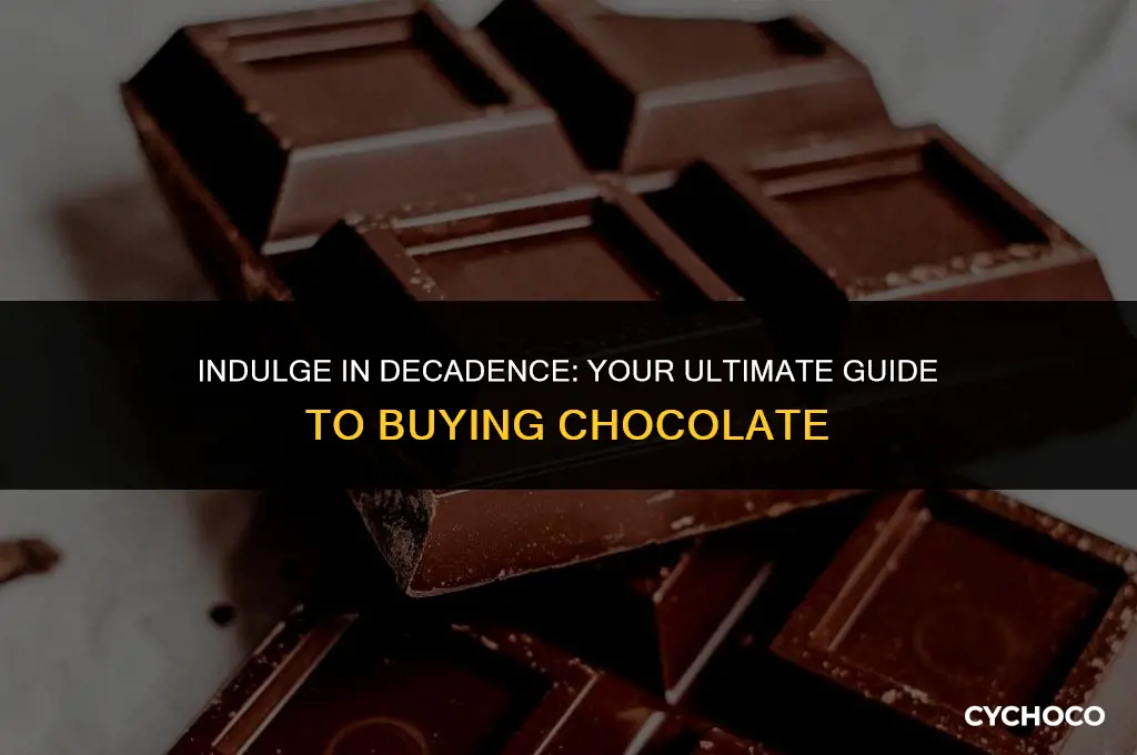 how to buy chocolate