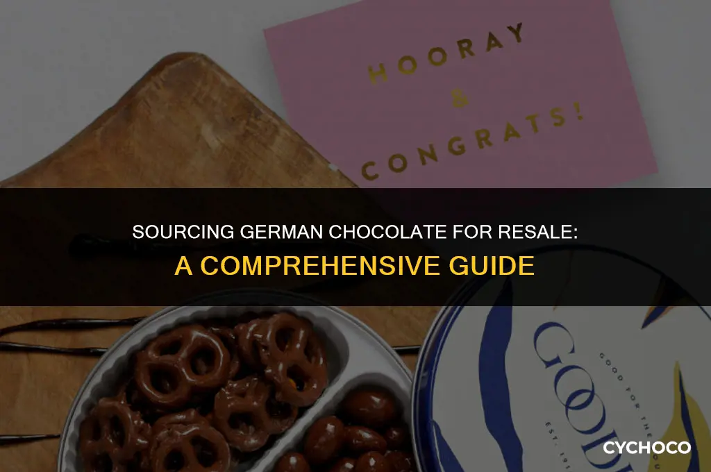 how to buy german chocolate for resale
