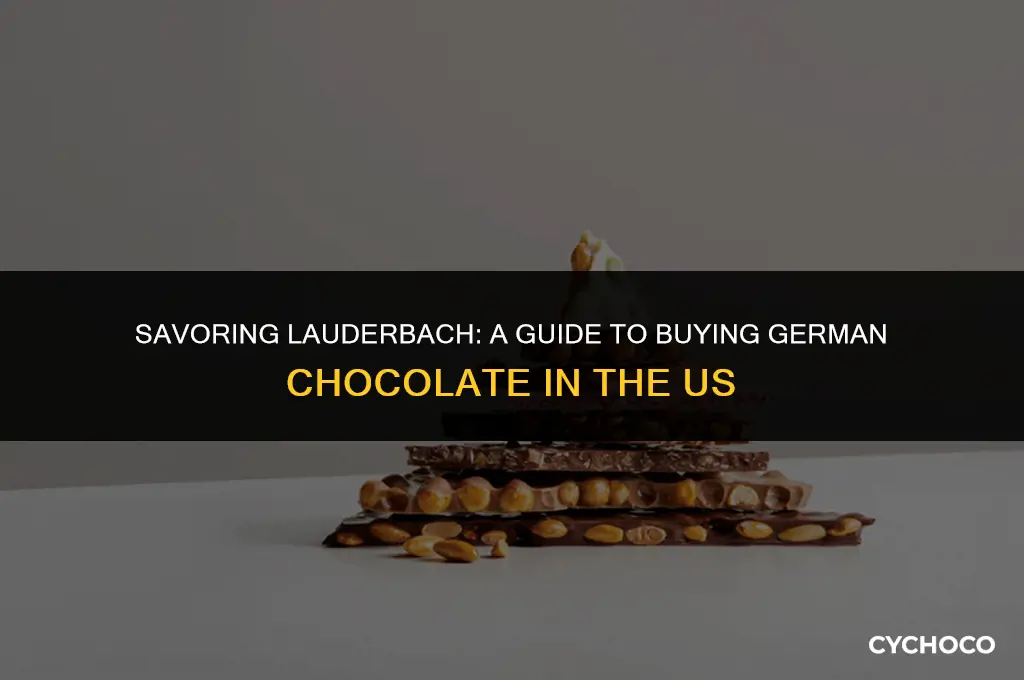 how to buy lauderbach chocolate in the us