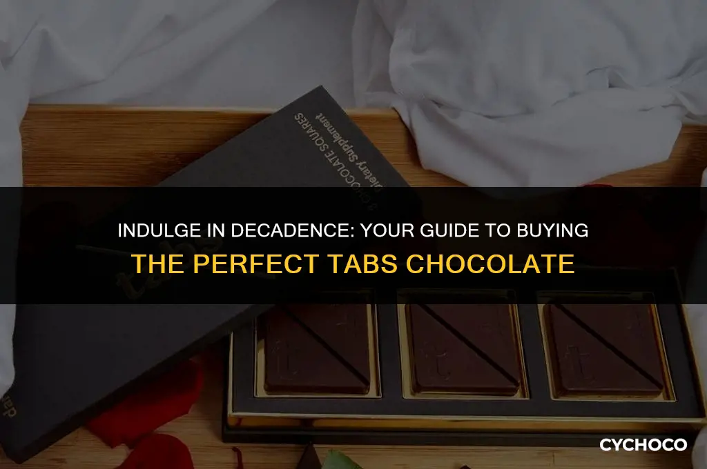 how to buy tabs chocolate