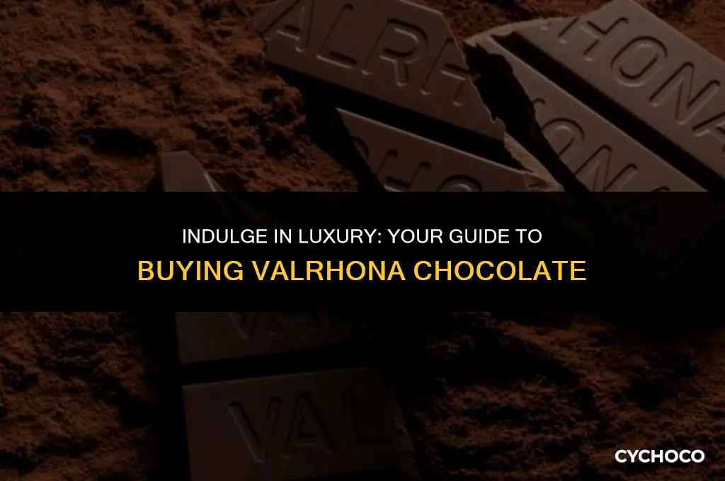 how to buy valrhona chocolate