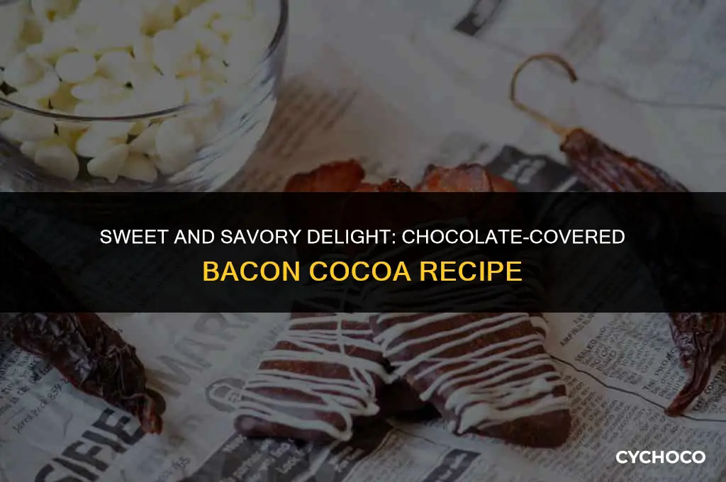 how to chocolate covered bacon cocoa
