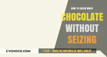 Mastering the Art of Coloring White Chocolate Without Seizing
