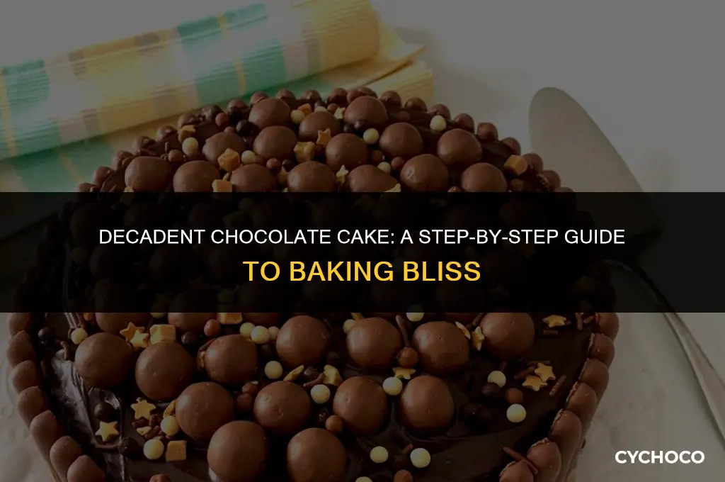 how to cook chocolate cake