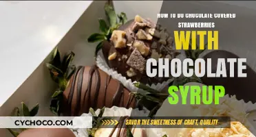 Decadent Chocolate-Covered Strawberries with Rich Syrup: A Sweet Treat