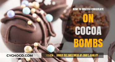 Mastering the Art of Drizzling Chocolate on Cocoa Bombs