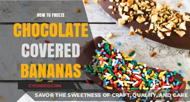 Deliciously Easy: Freezing Chocolate-Covered Bananas for a Sweet Treat