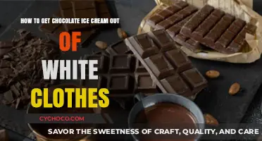 Effective Tips to Remove Chocolate Ice Cream Stains from White Clothes