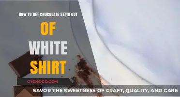 Easy Methods to Remove Chocolate Stains from White Shirts