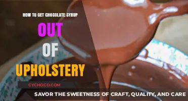 Effective Tips to Remove Chocolate Syrup Stains from Upholstery