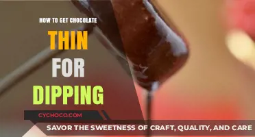 Mastering the Art of Thin Chocolate Dipping: Tips and Techniques