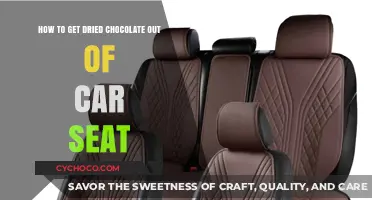 Easy Tips to Remove Dried Chocolate from Car Seats
