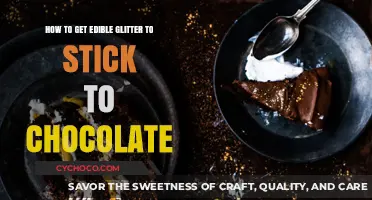 Sweet Sparkle: Mastering Edible Glitter on Chocolate Creations