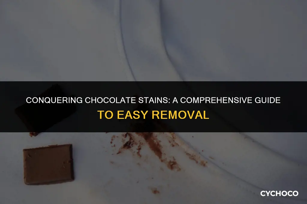 how to get off chocolate stains
