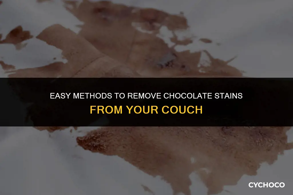 how to get out chocolate stain from couch