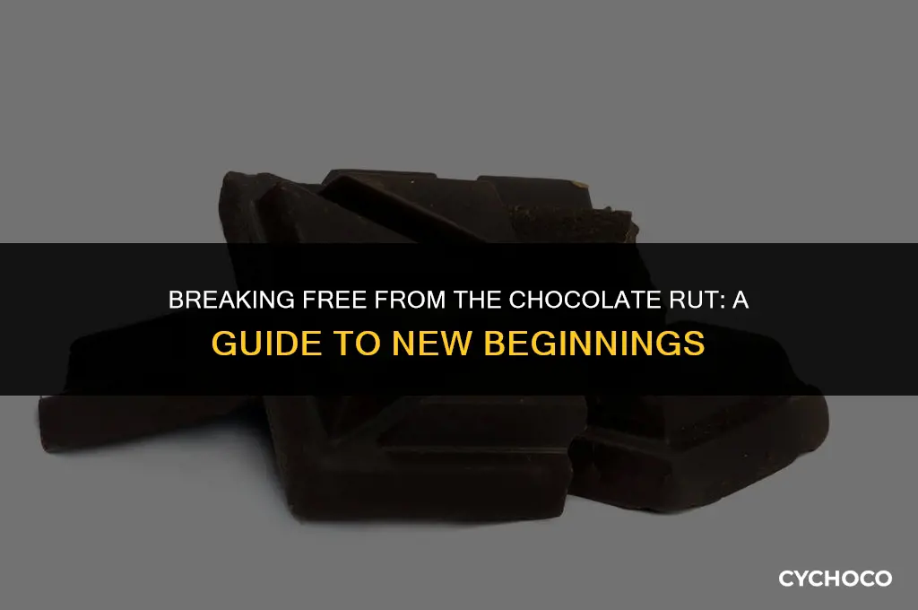 how to get out set in chocolate