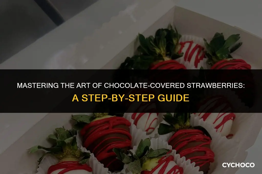 how to get perfect chocolate covered strawberries