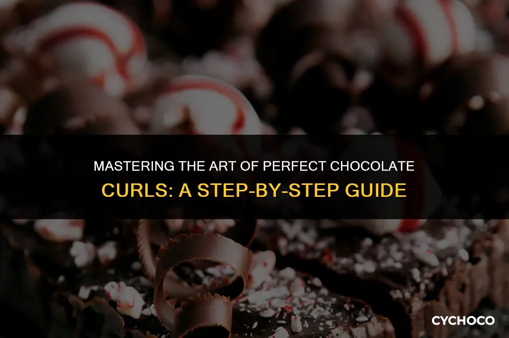 how to get perfect chocolate curls