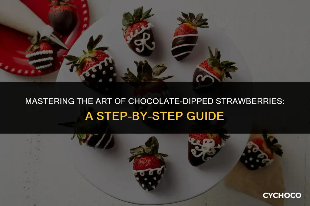 how to get perfect chocolate dipped strawberries
