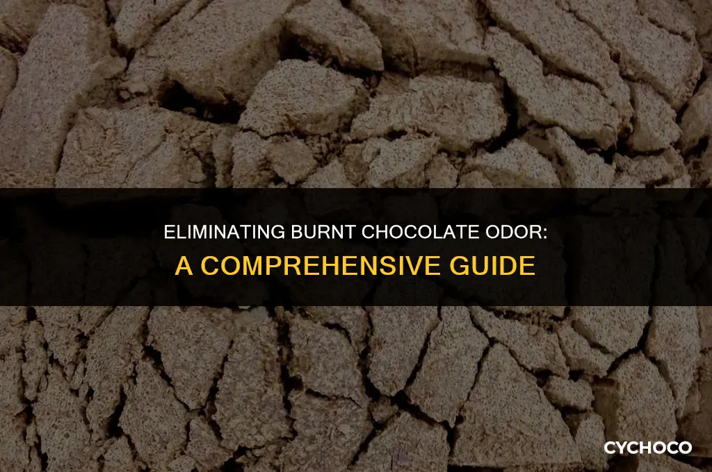 how to get rid of burnt chocolate smell