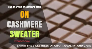 Cashmere Care: Removing Chocolate Stains from Your Favorite Sweater