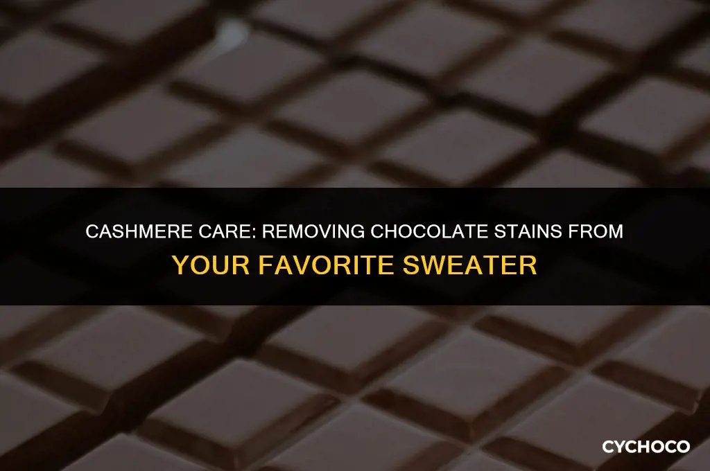how to get rid of chocolate stain on cashmere sweater
