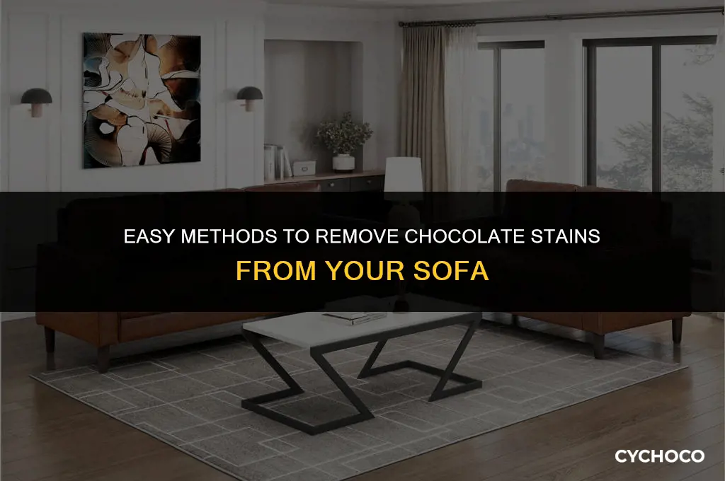 how to get rid of chocolate stain on sofa