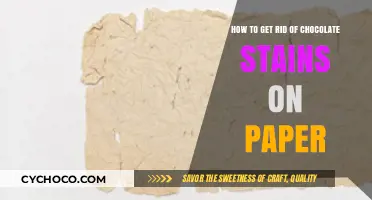 Effortless Chocolate Stain Removal from Paper: A Simple Guide