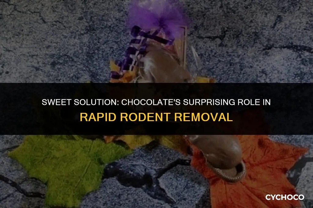 how to get rid of mice fast with chocolate