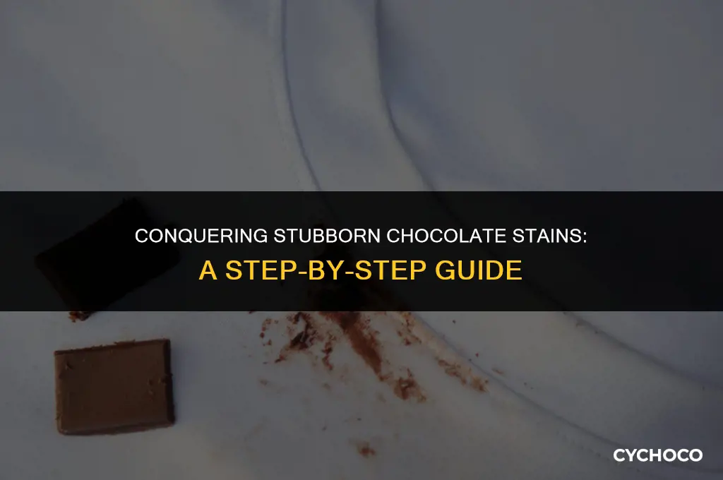 how to get rid of set in chocolate stains