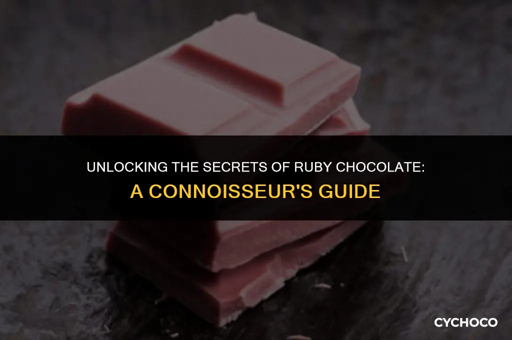 how to get ruby chocolate