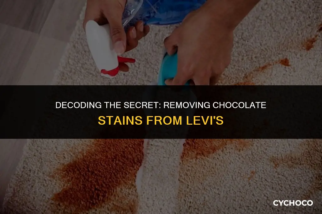 how to get set in chocolate off levis