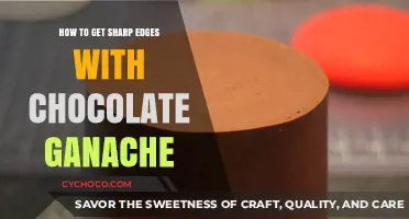 Mastering the Art of Sharp Edges with Chocolate Ganache
