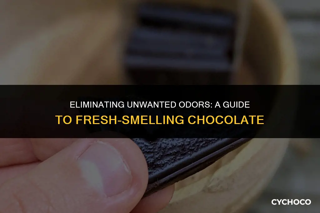 how to get smell out of chocolate