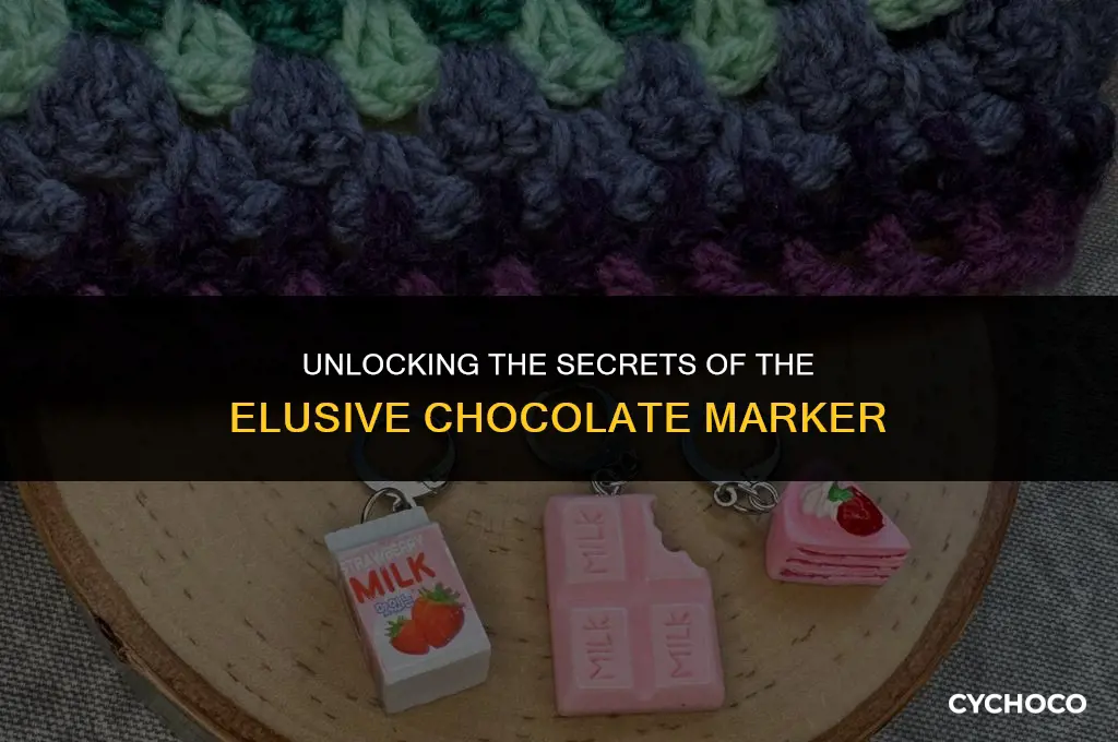 how to get the chocolate marker