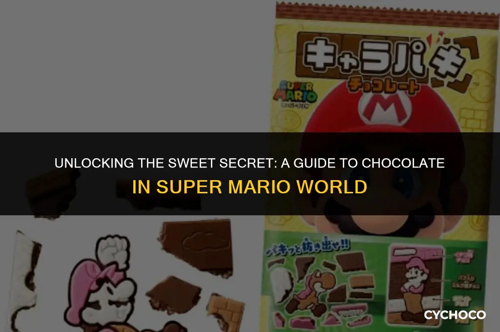 how to get to chocolate secret super mario world