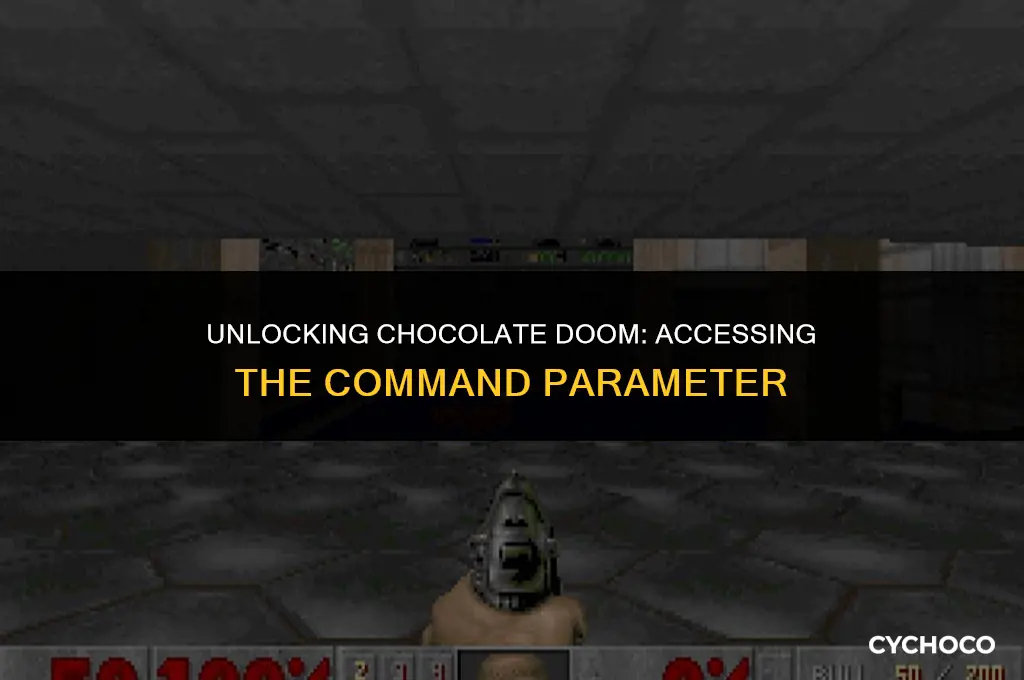 how to get to the command parameter in chocolate doom