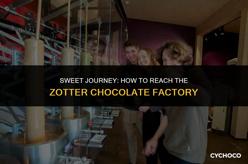 how to get to zotter chocolate factory