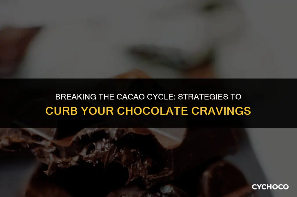 how to get turned off chocolate