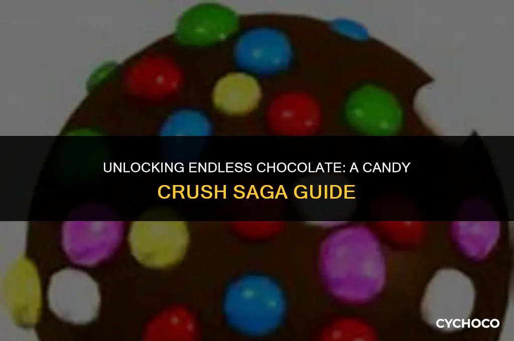 how to get unlimited chocolate in candy crush