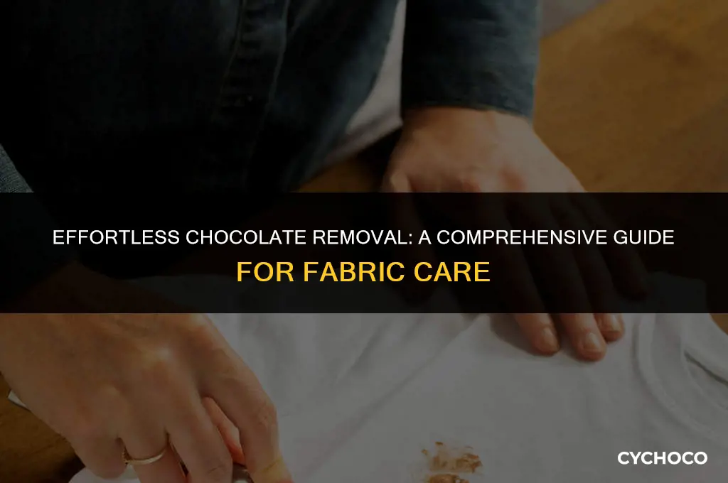 how to get wash out chocolate