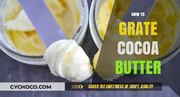 Unlocking the Secrets: A Beginner's Guide to Grating Cocoa Butter