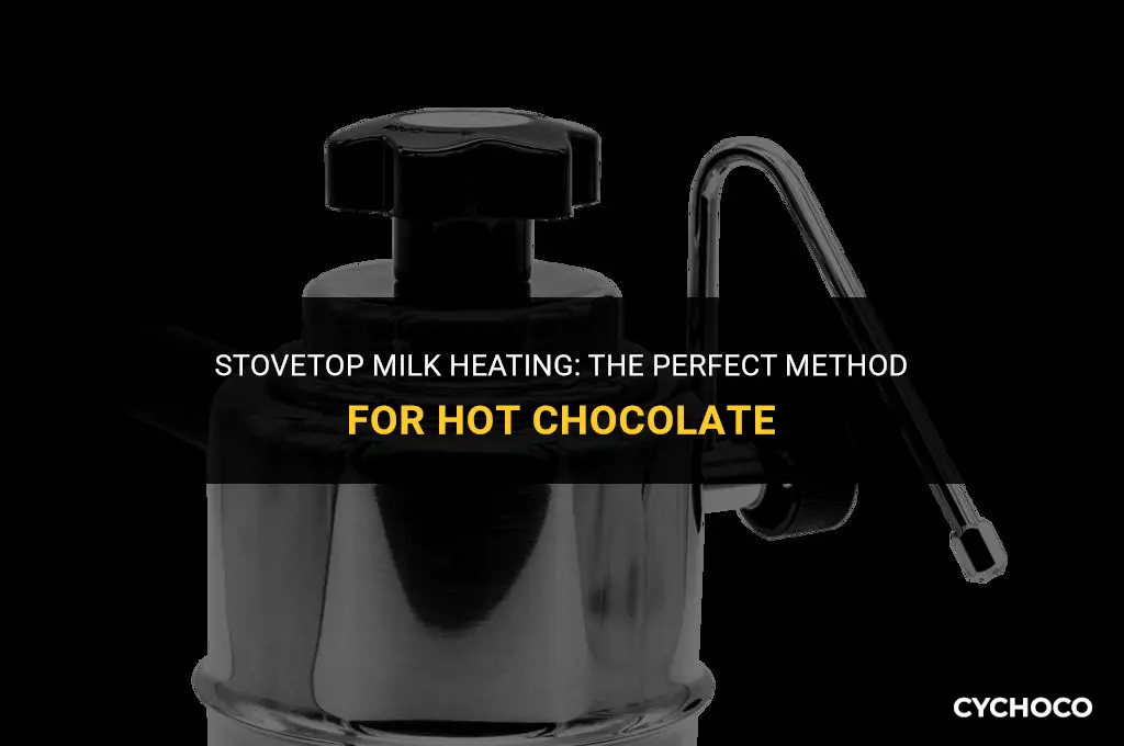 how to heat up milk on stove for hot chocolate
