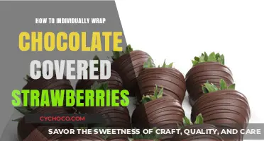 Delightful DIY: Individually Wrapping Chocolate-Covered Strawberries for Gifting