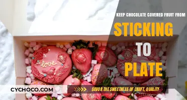 Easy Tips to Prevent Chocolate-Covered Fruit from Sticking to Plates